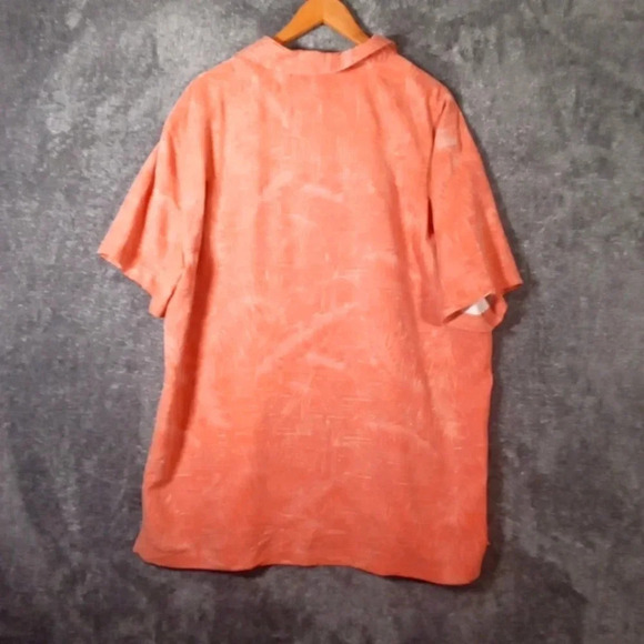 Island shores washable silk men's button up shirt vacation size extra large - Picture 4 of 8